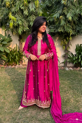 Magenta Resham